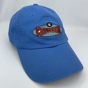 Champion Hat Blue Athletic Apparel OSFA Adjustable Strap Baseball Cap